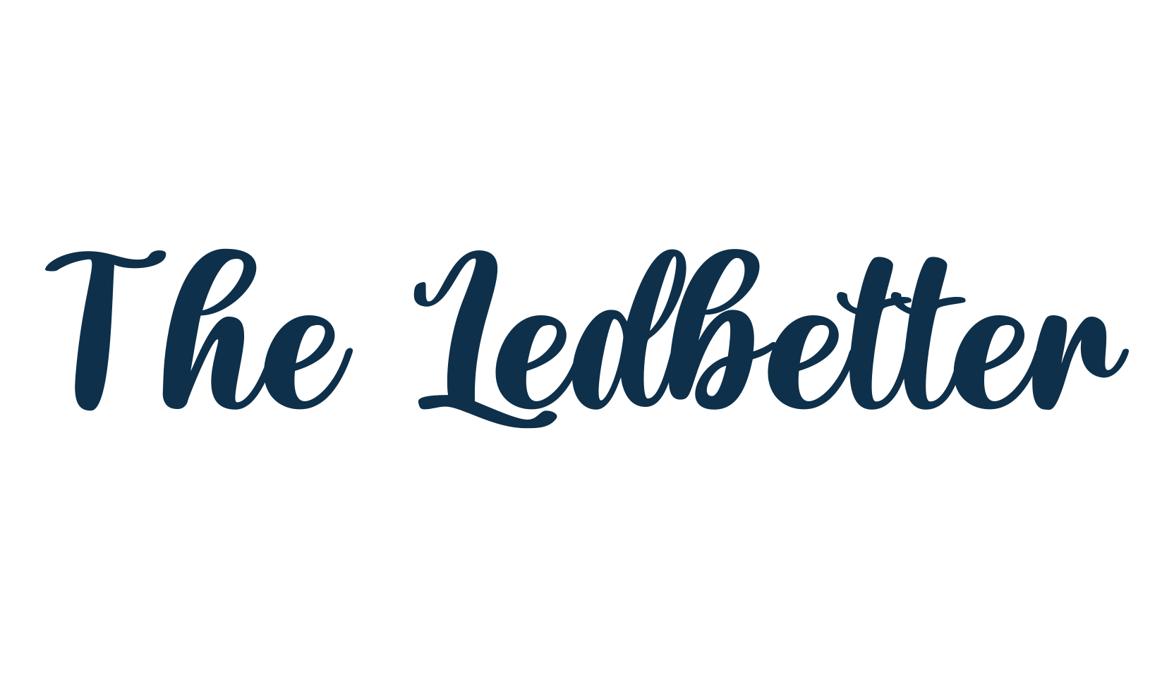 The Ledbetter, fancy decorative font preview
