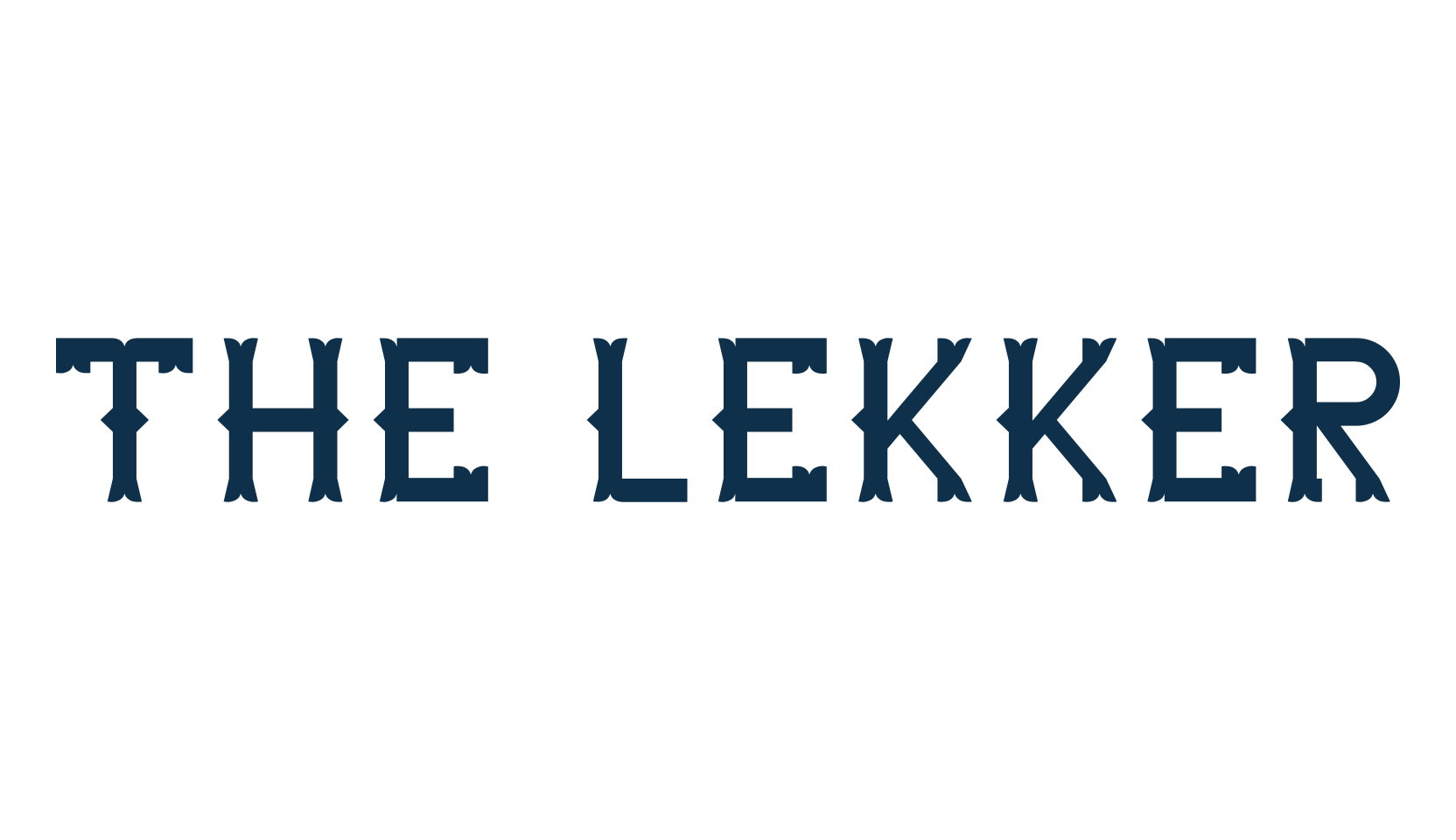 The Lekker, fancy retro decorative font preview