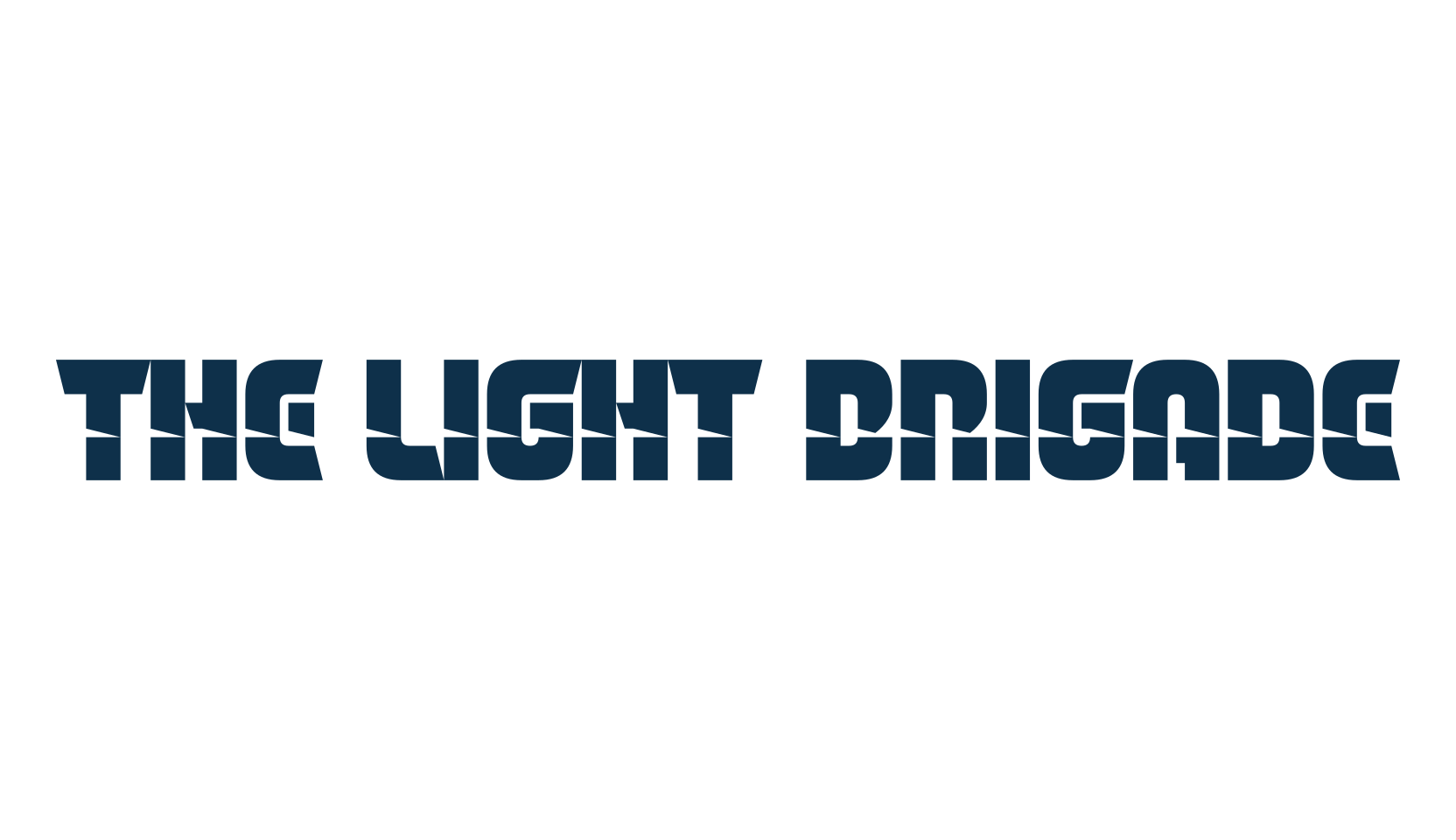 The Light Brigade, fancy various techno sci-fi font preview