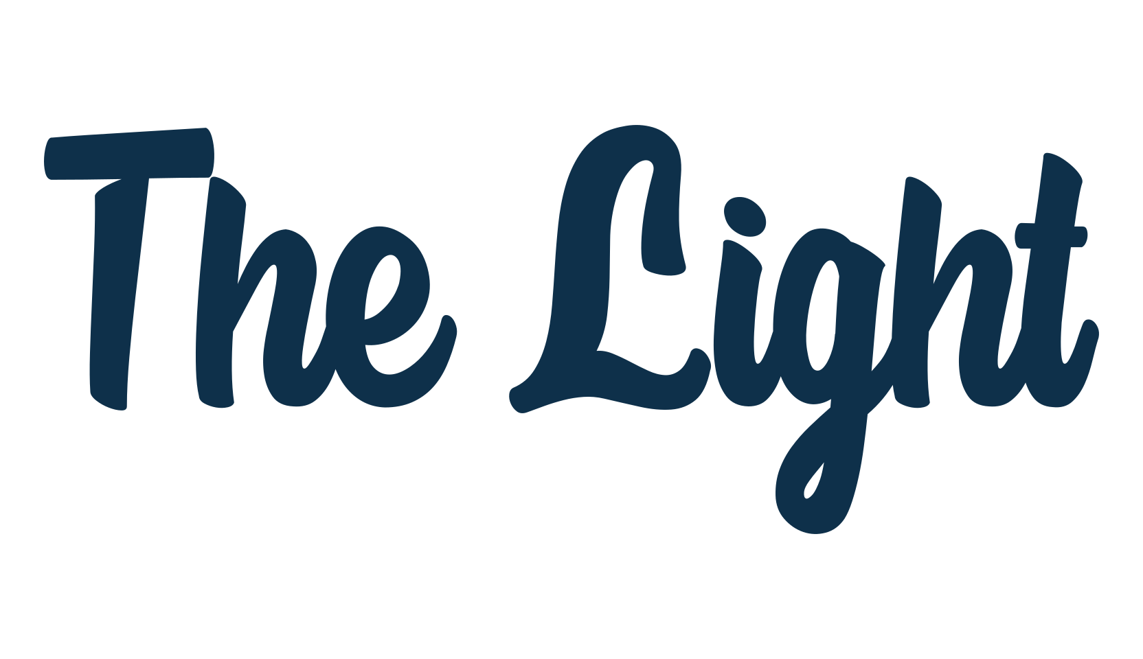 The Light, various font preview
