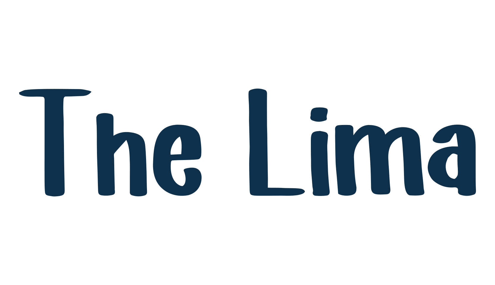The Lima, handwriting font preview