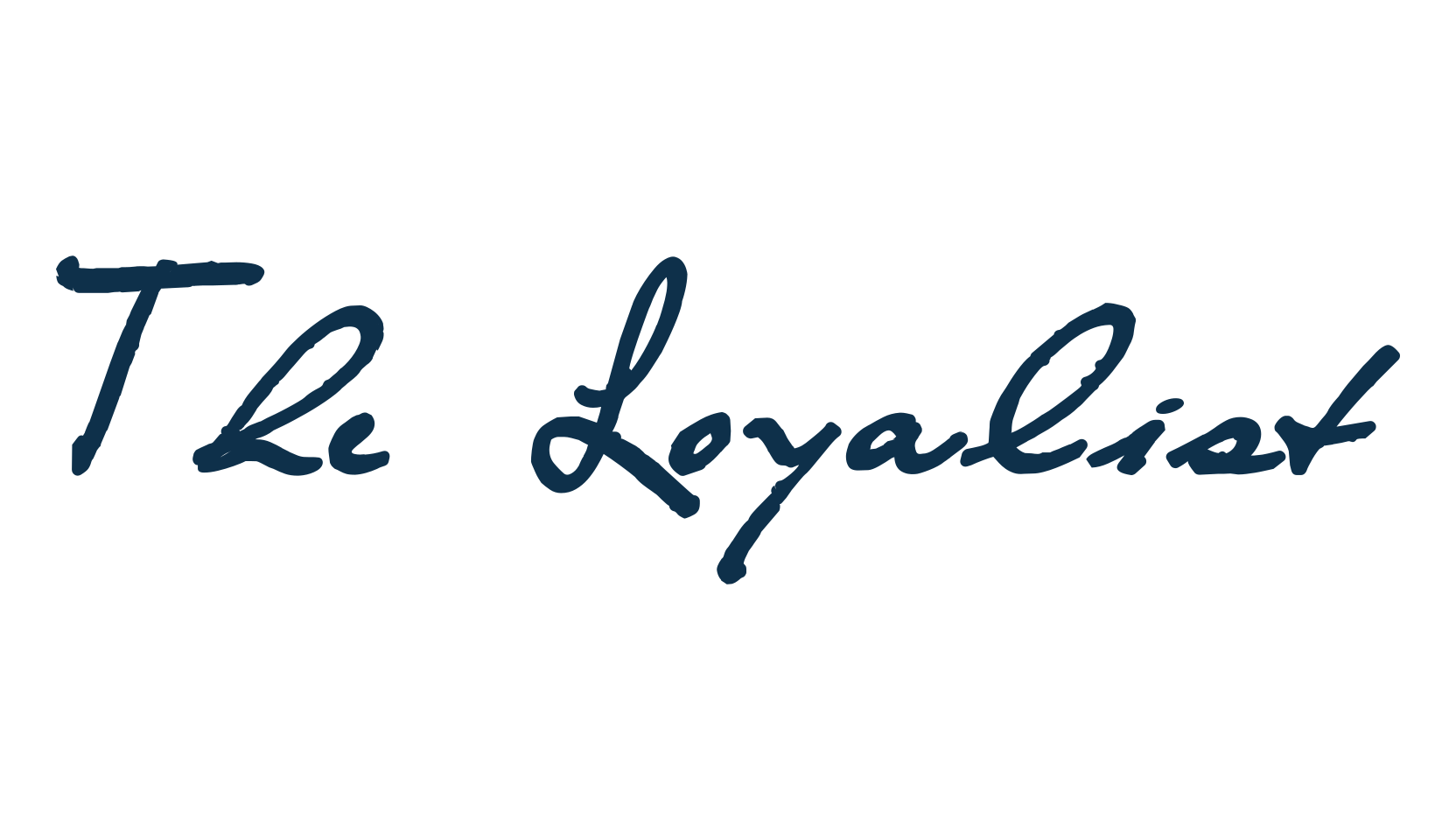 The Loyalist, script calligraphy fancy decorative font preview