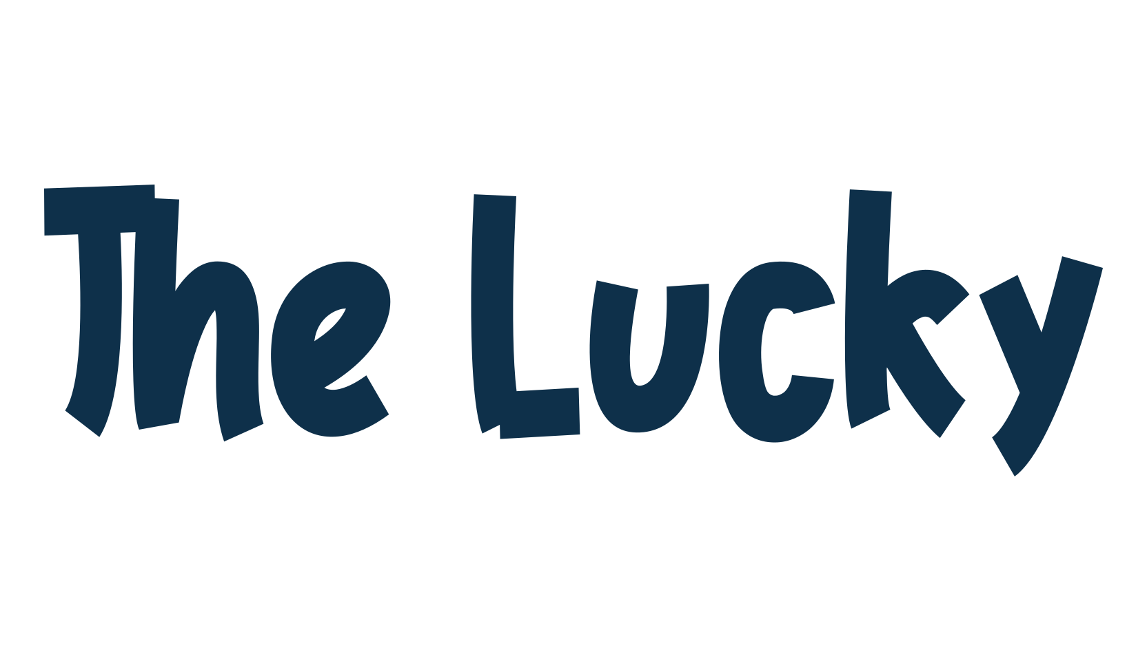 The Lucky, fancy cartoon decorative comic font preview