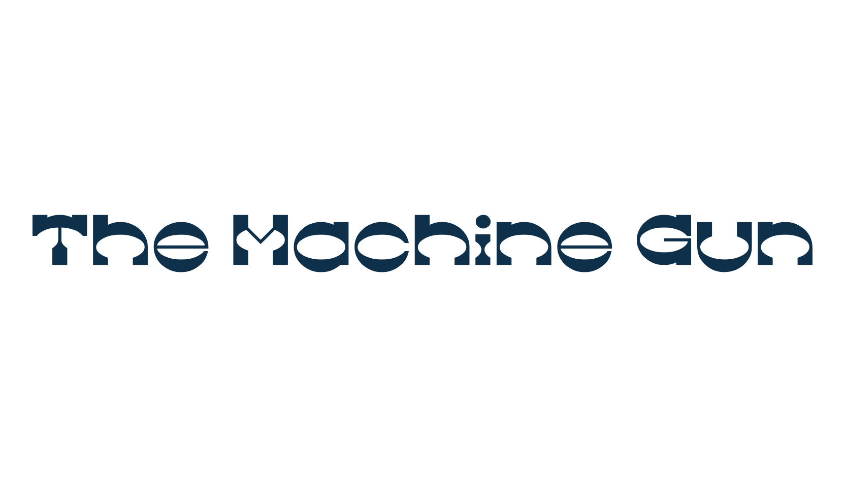 The Machine Gun, fancy western decorative font preview