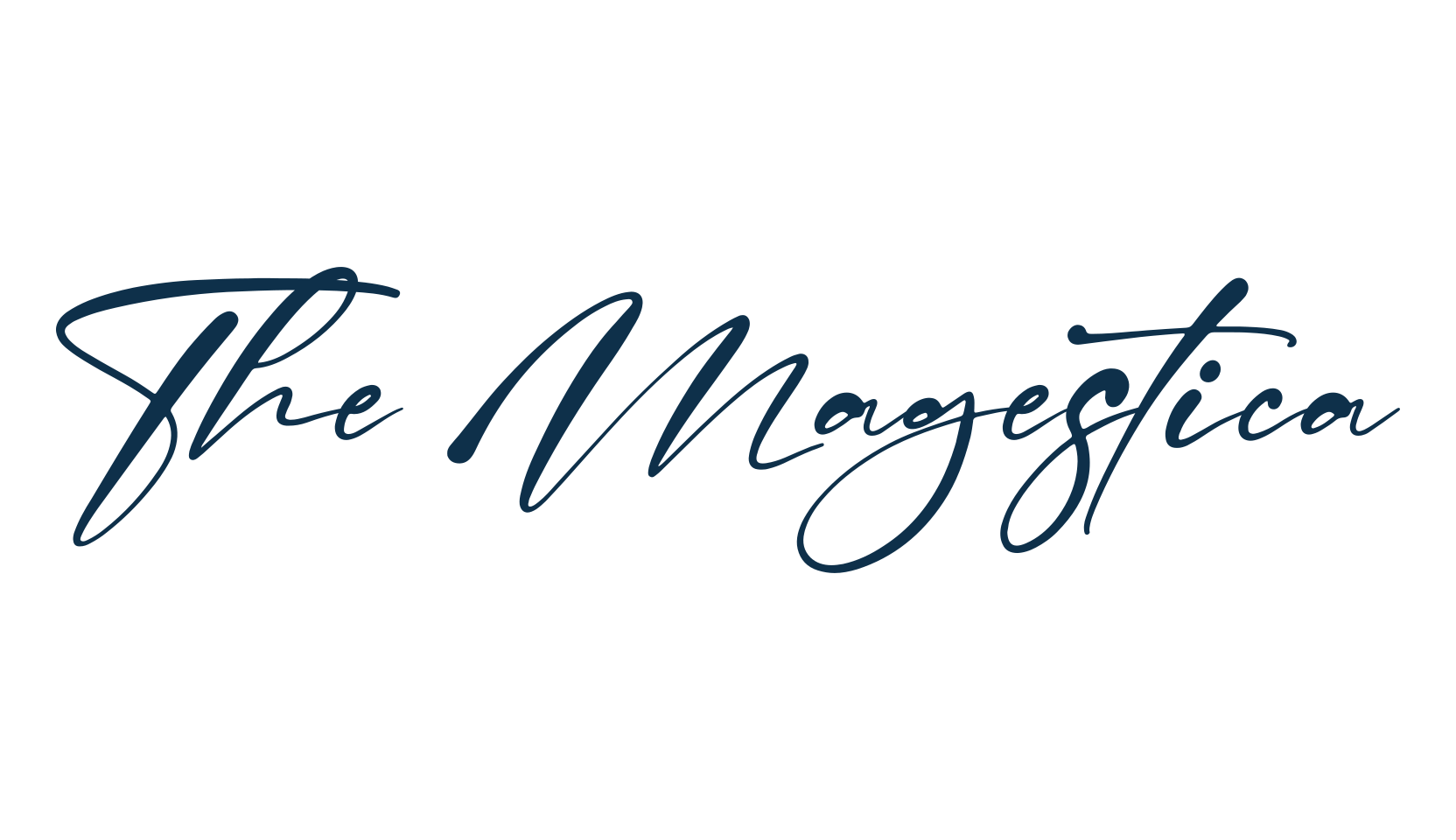 The Magestica, script handwritten fancy decorative calligraphy font preview