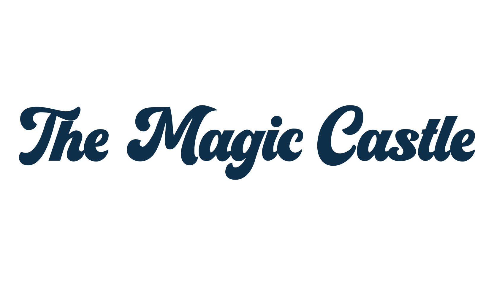 The Magic Castle, old school font preview