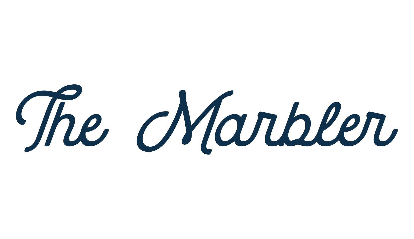 The Marbler, fancy various decorative script calligraphy font preview