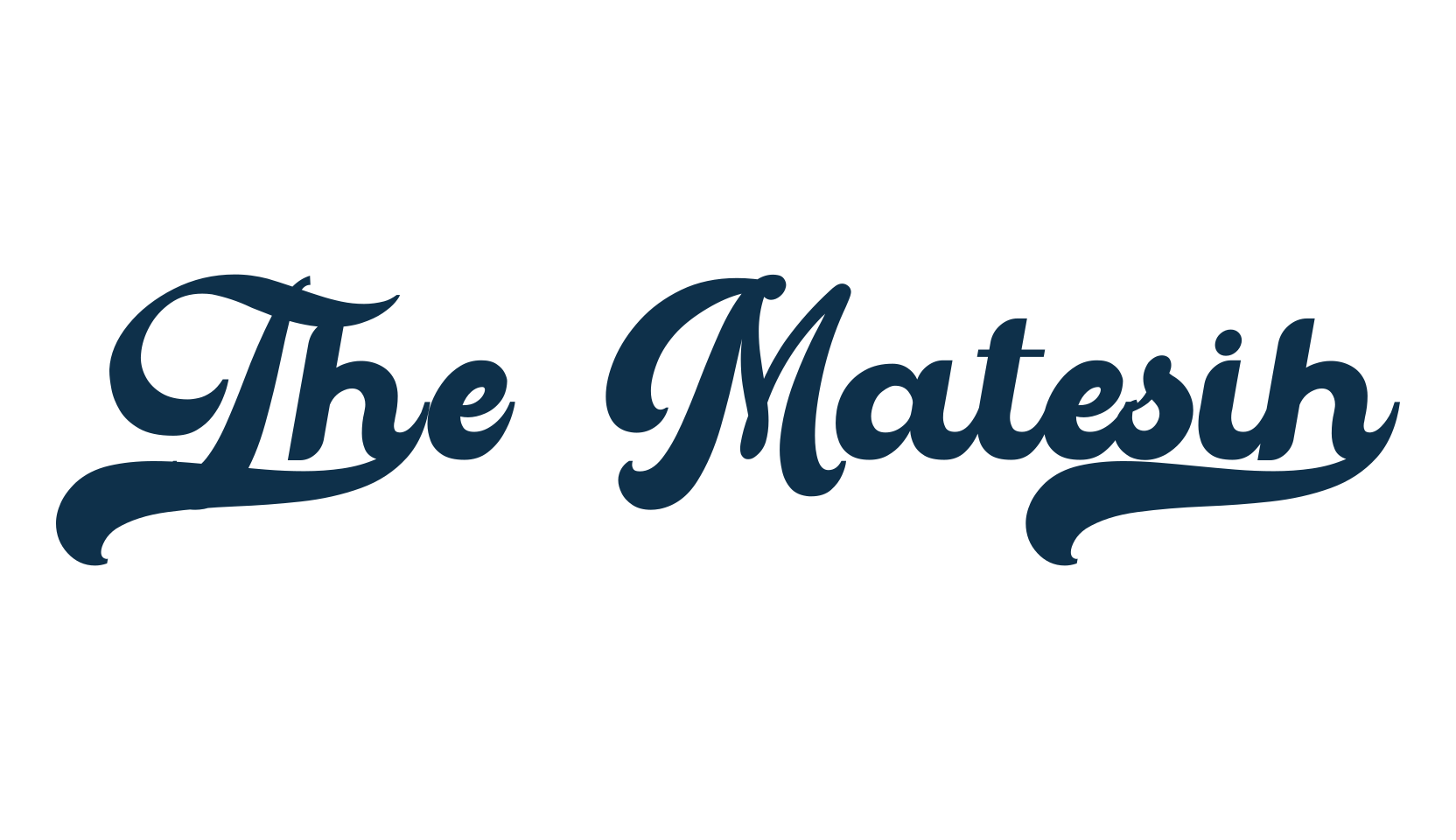 The Matesih, old school font preview