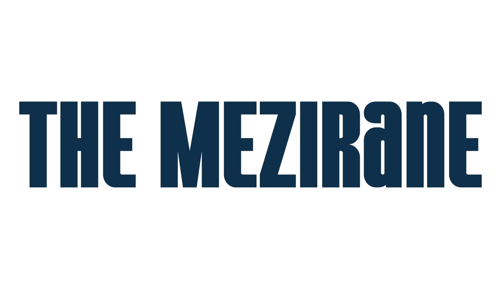 The Mezirane, basic sans serif font preview