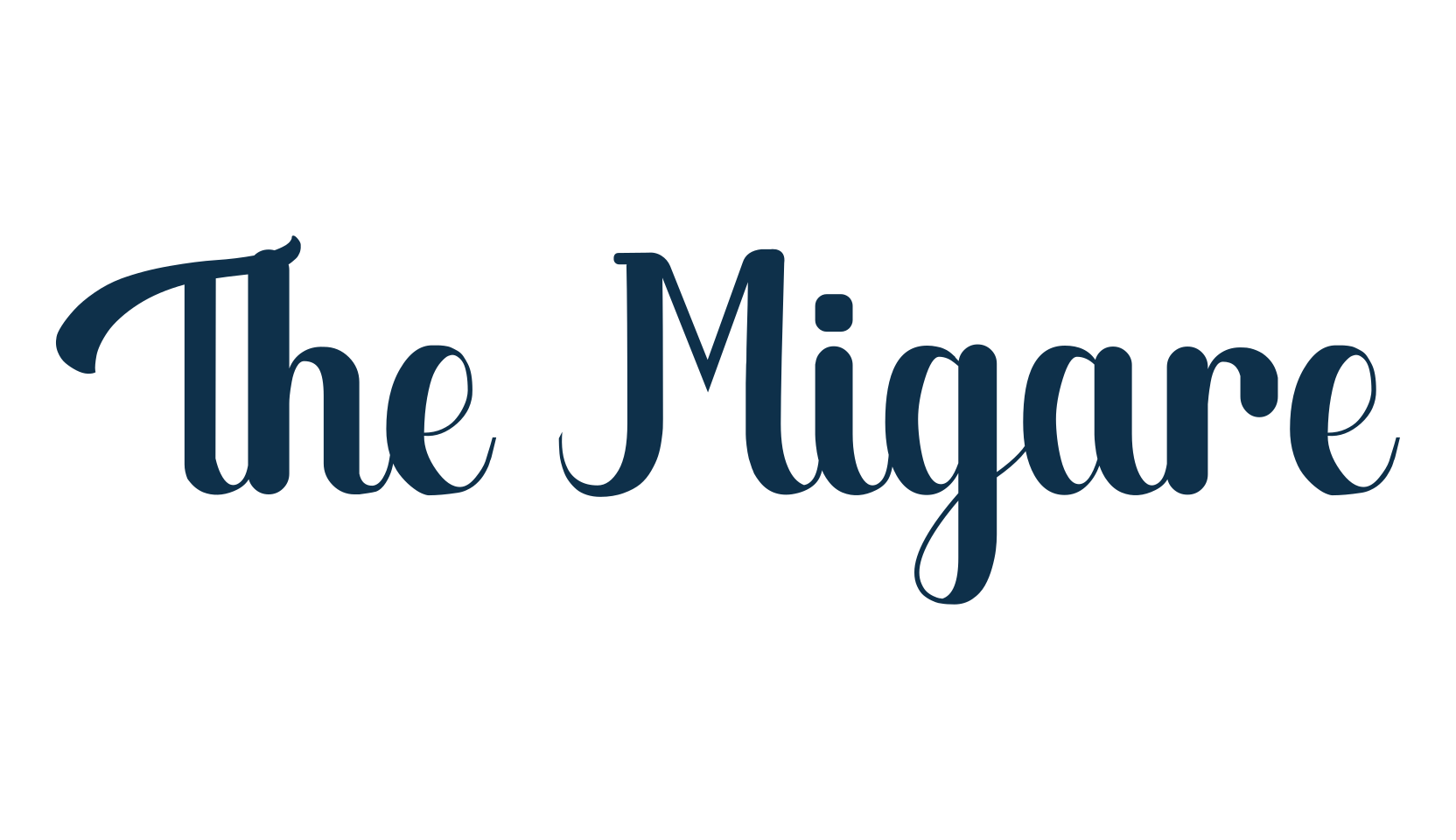 The Migare, fancy decorative font preview