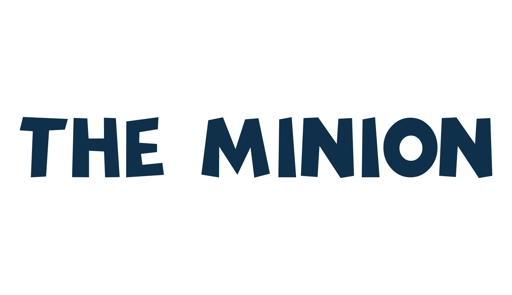 The Minion, cartoon font preview