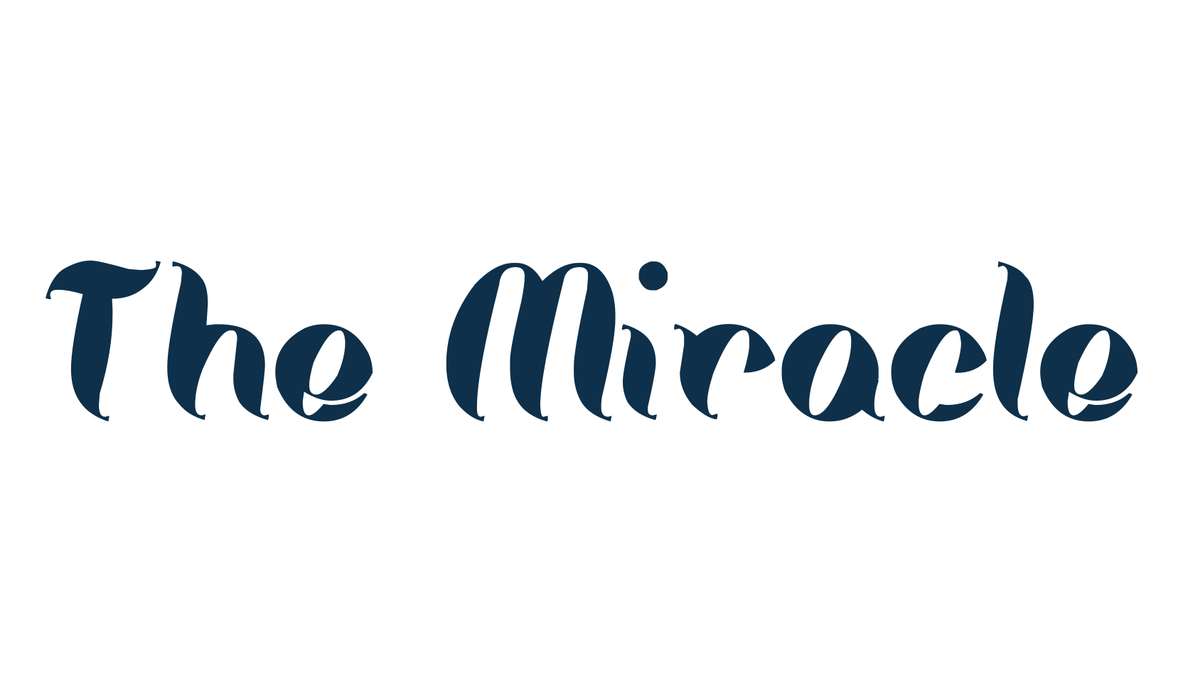 The Miracle, fancy various decorative script calligraphy font preview