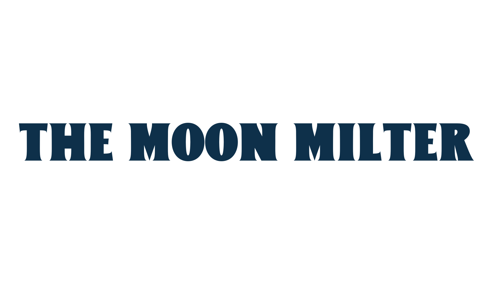 The Moon Milter, fancy retro decorative font preview