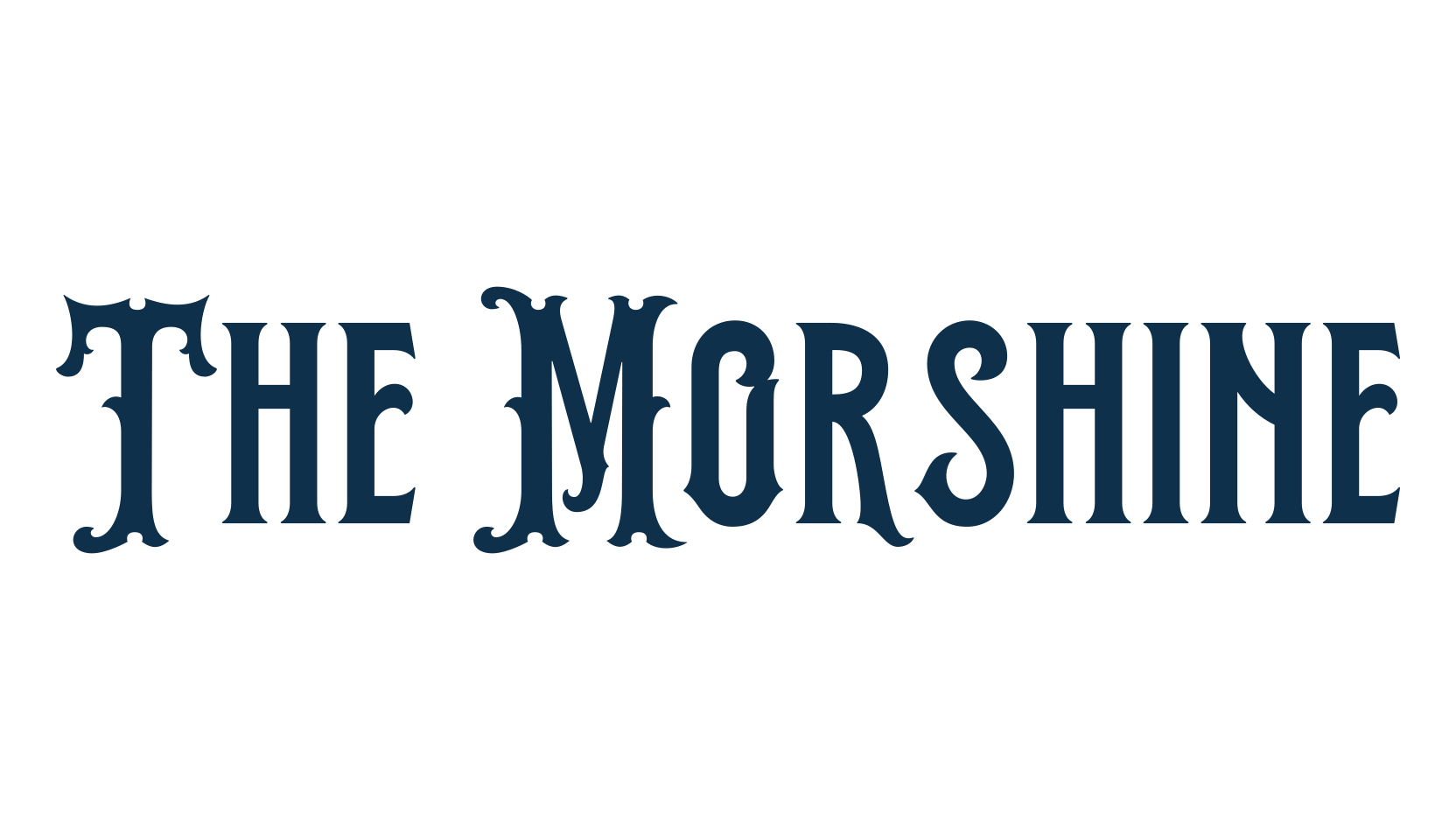 The Morshine, retro font preview