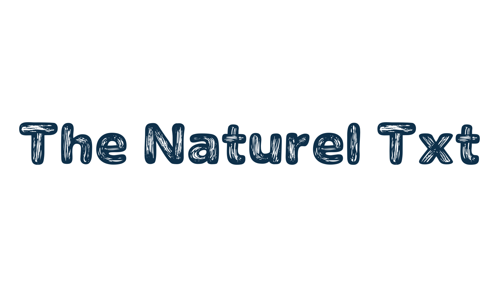 The Naturel Txt, fancy eroded decorative font preview