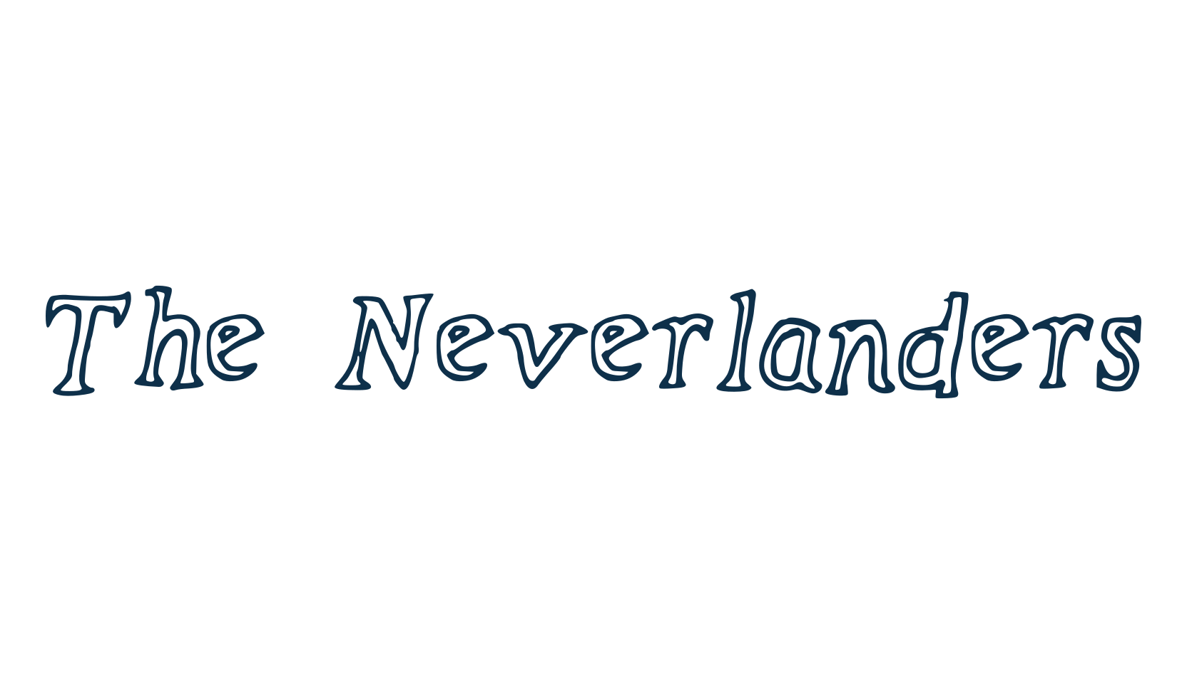 The Neverlanders, fancy various decorative font preview