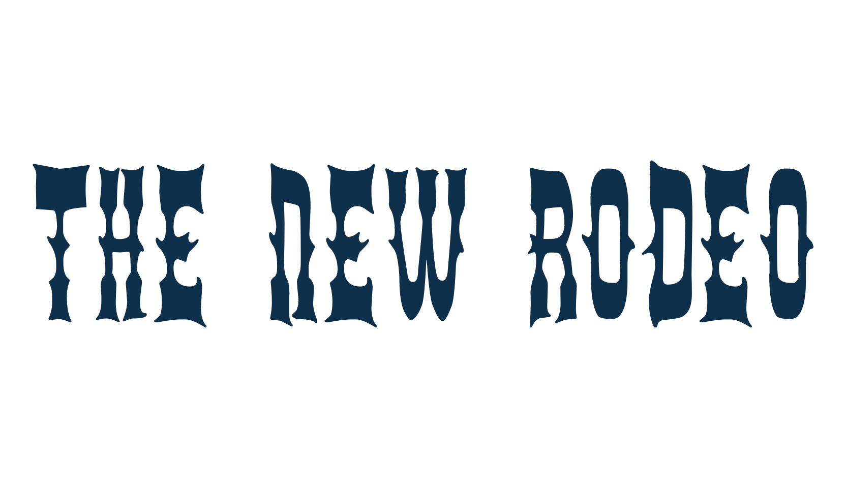 The New Rodeo, western font preview
