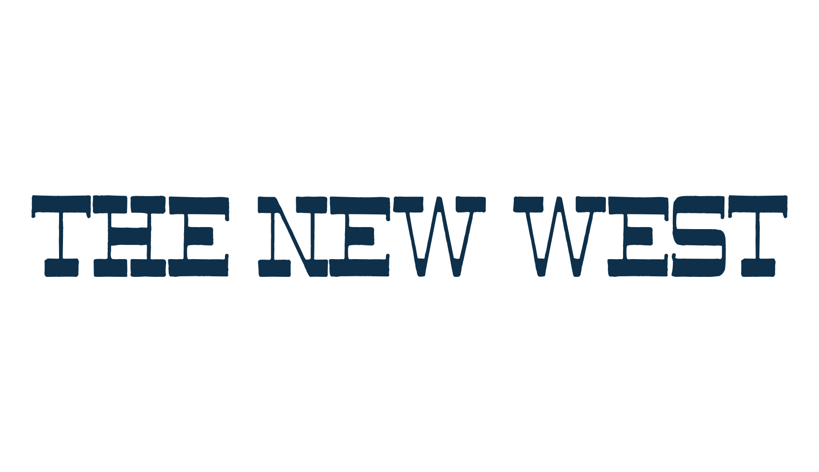 The New West, western font preview