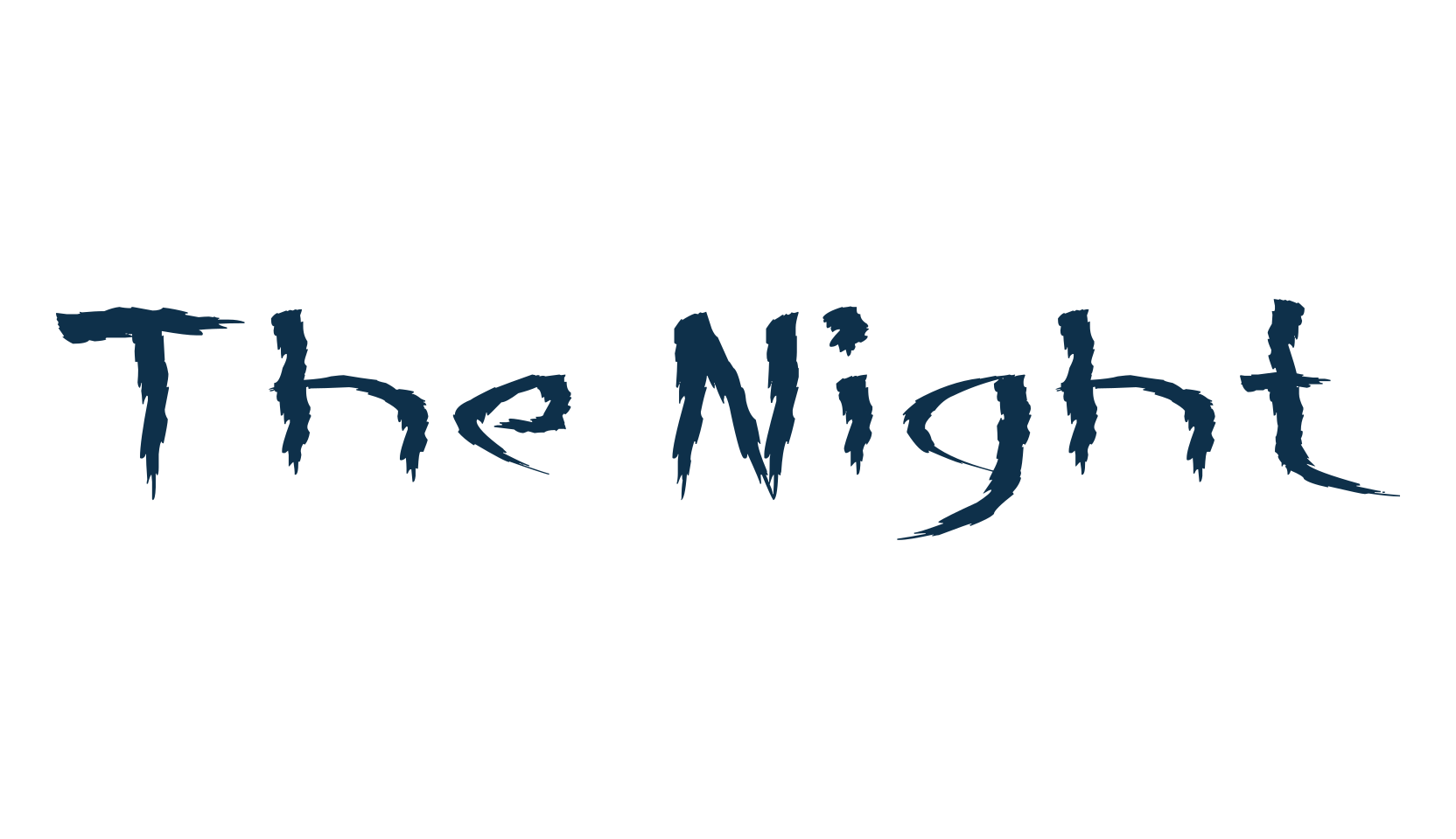 The Night, holiday halloween fancy decorative horror font preview