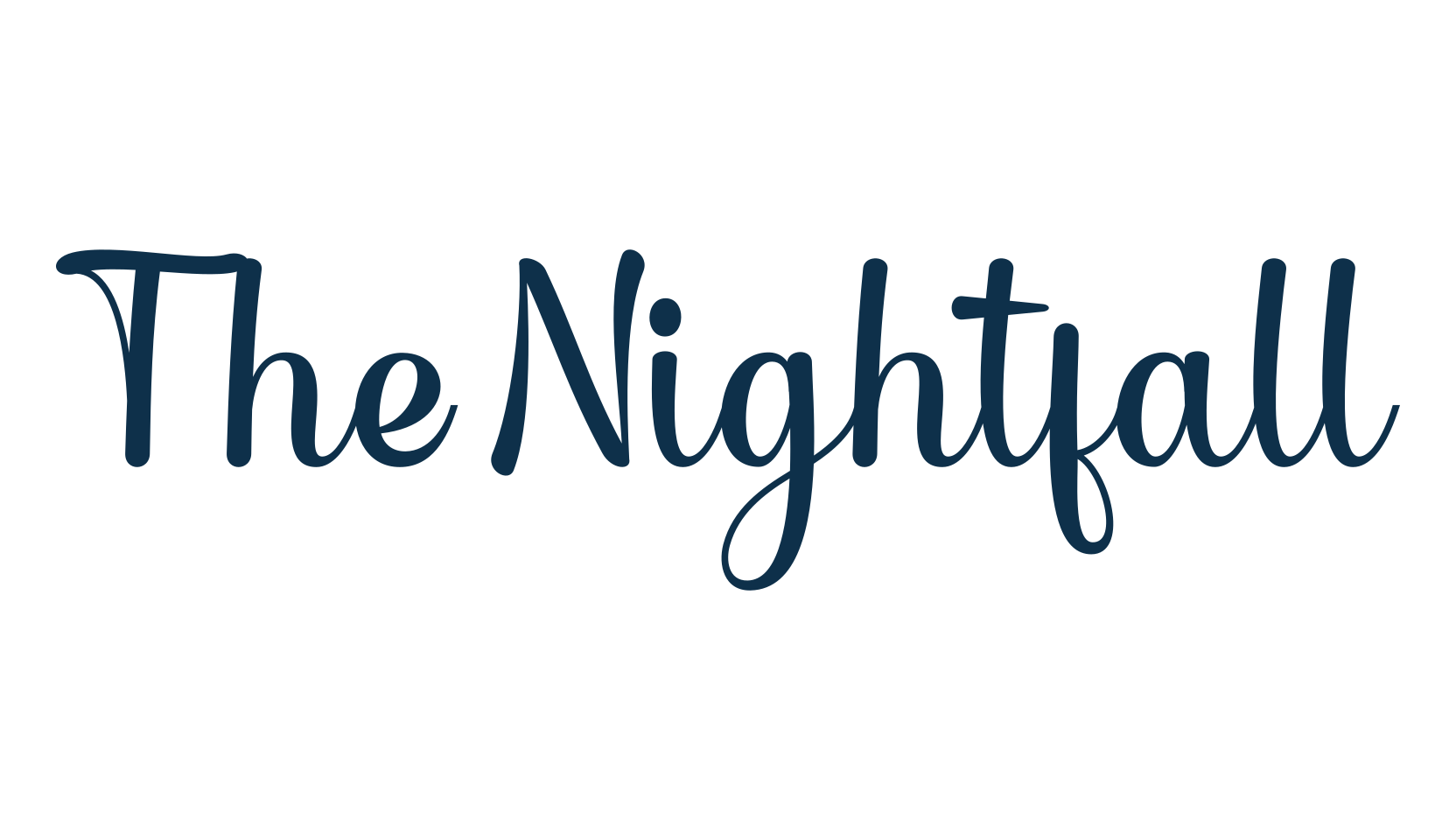 The Nightfall, various font preview