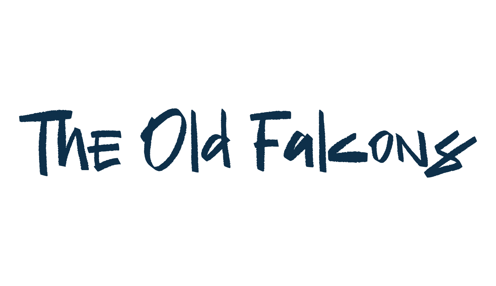 The Old Falcons, handwriting font preview