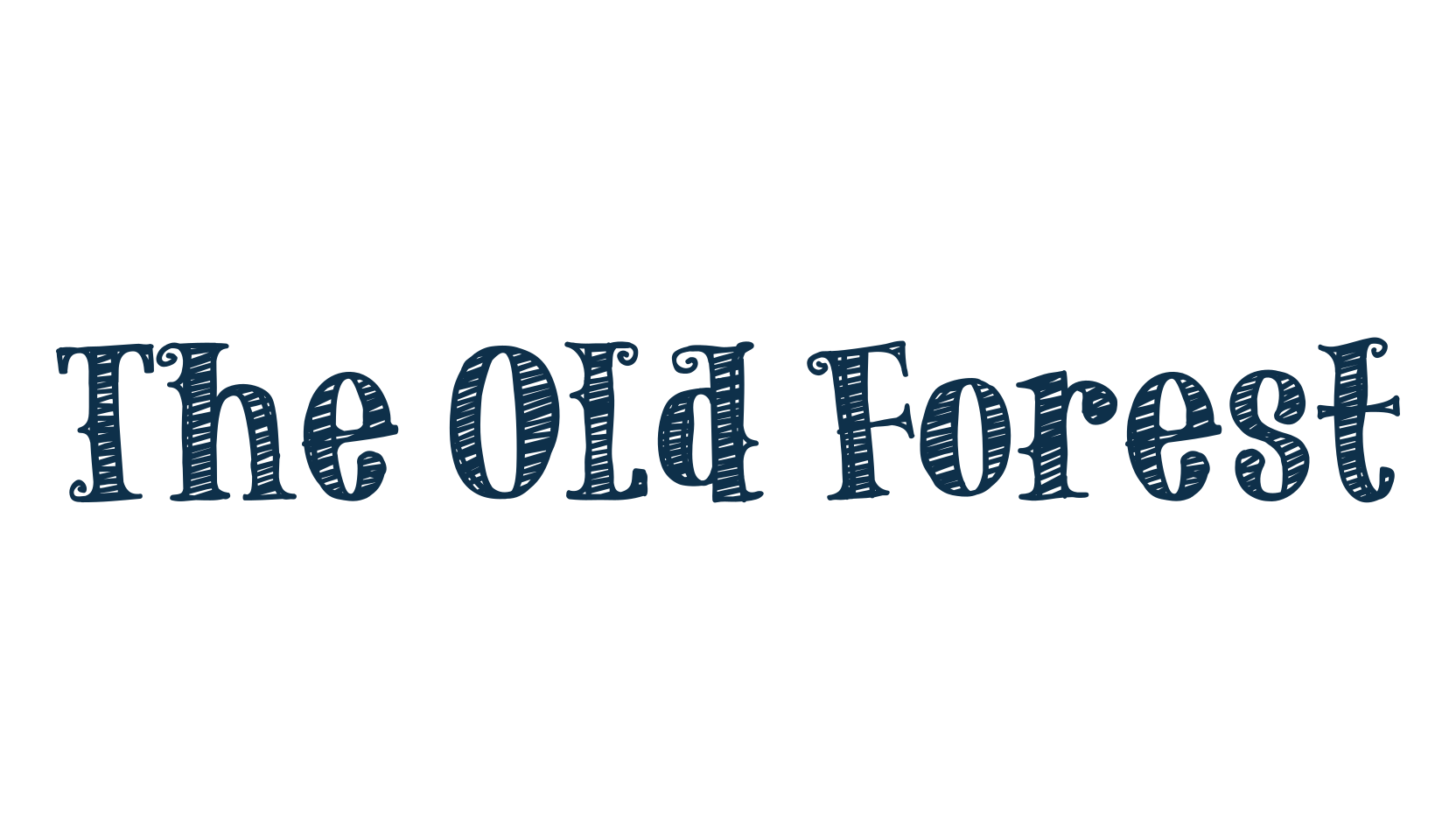 The Old Forest, fancy various decorative font preview
