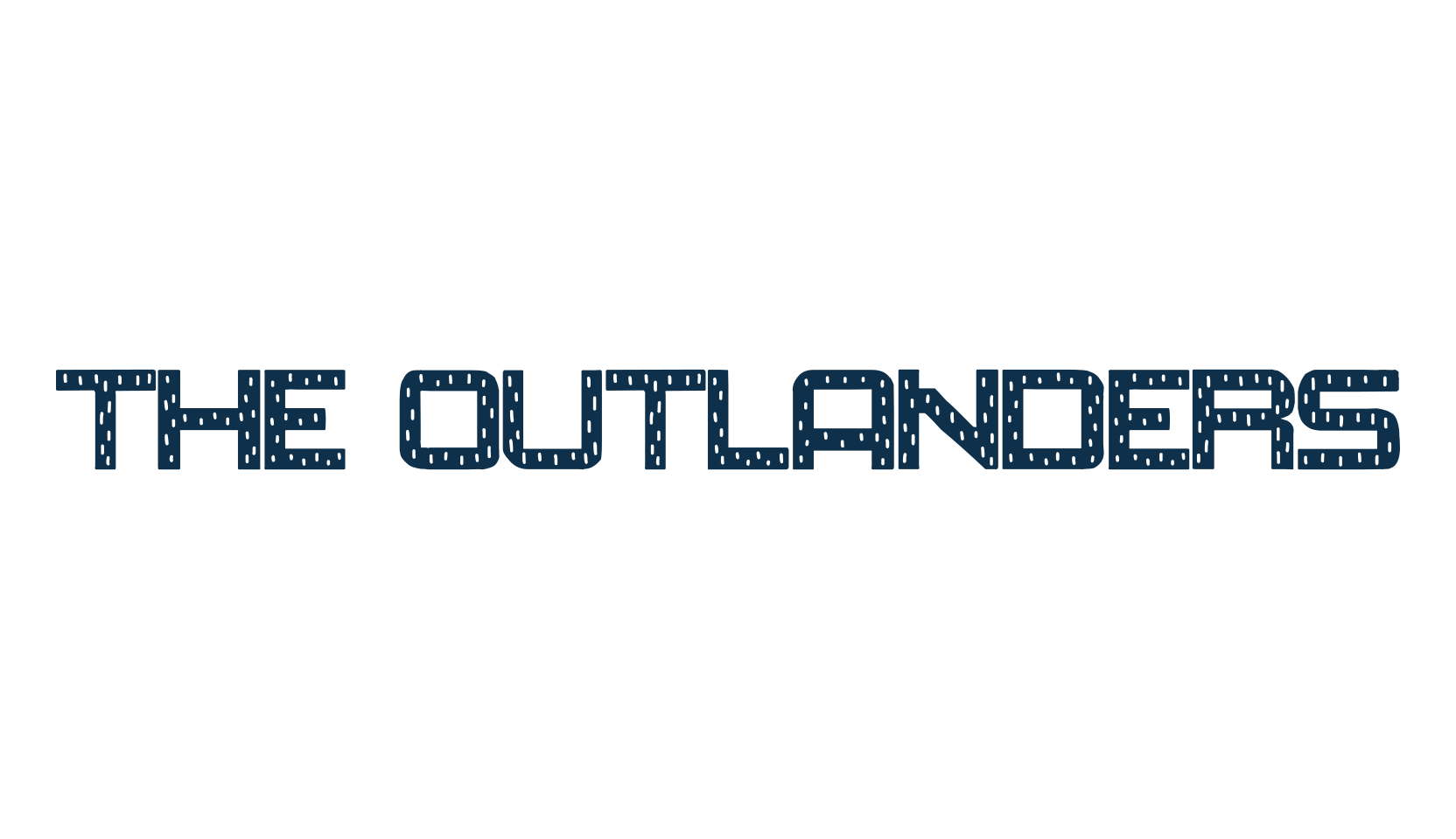 The Outlanders, decorative font preview