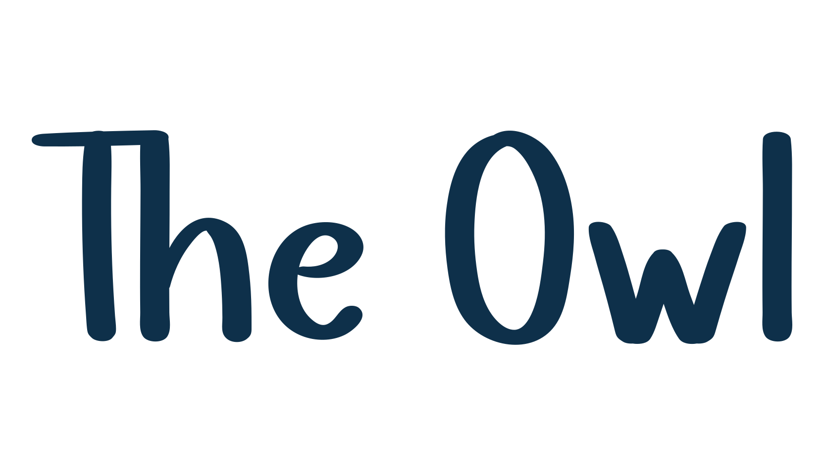 The Owl, script handwritten fancy decorative calligraphy font preview