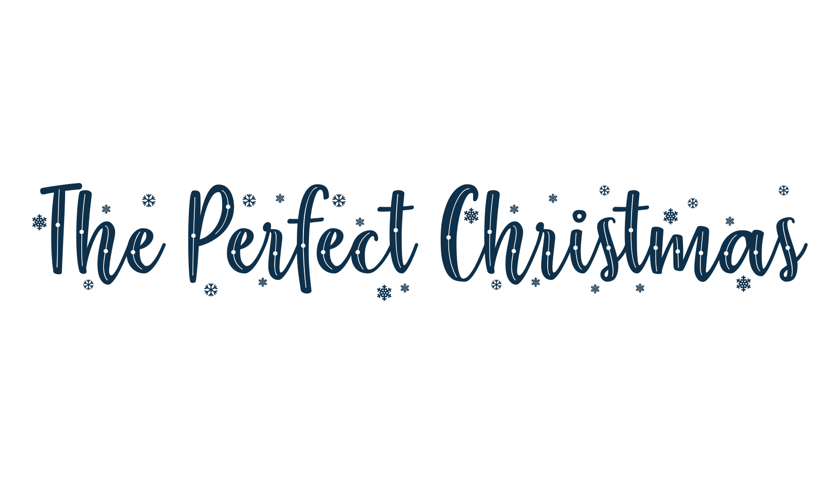 The Perfect Christmas, display market font preview