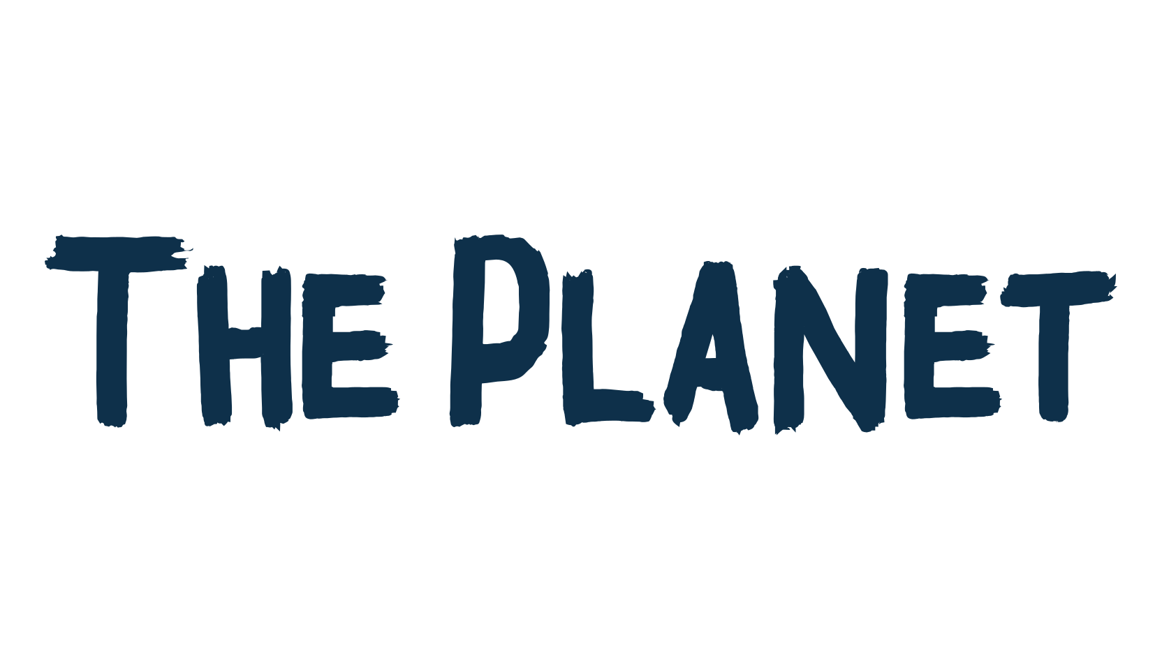 The Planet, brush font preview