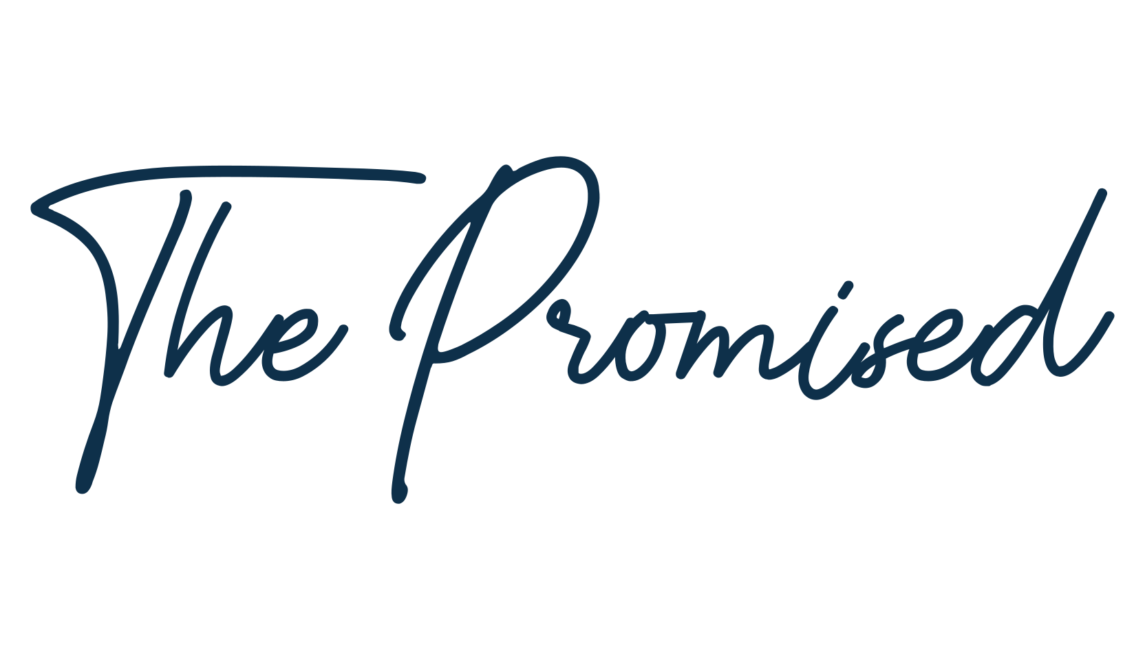 The Promised, handwriting font preview