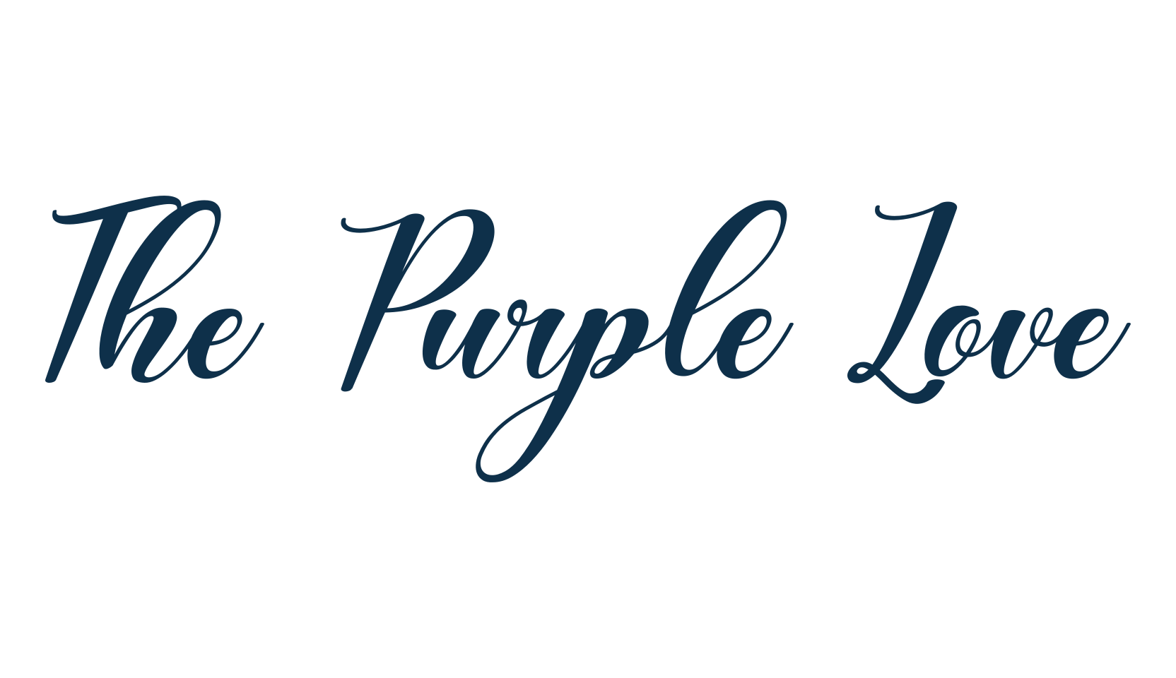 The Purple Love, script calligraphy fancy decorative font preview