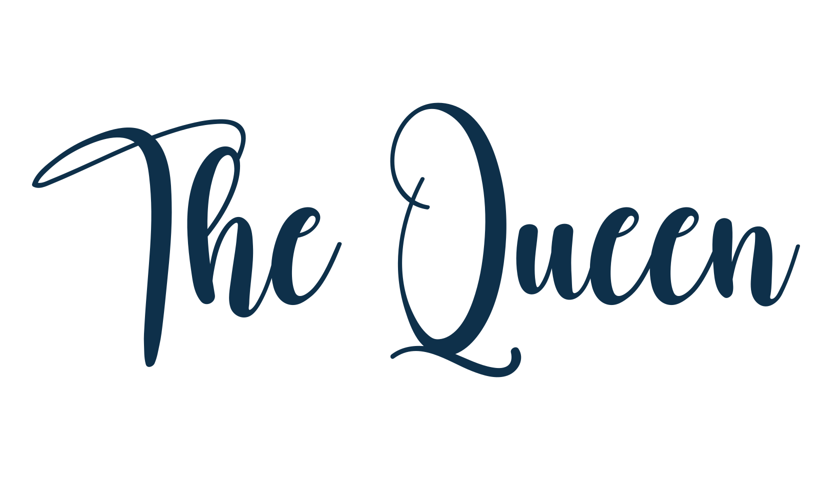 The Queen (the-queen-5), script calligraphy fancy decorative font preview