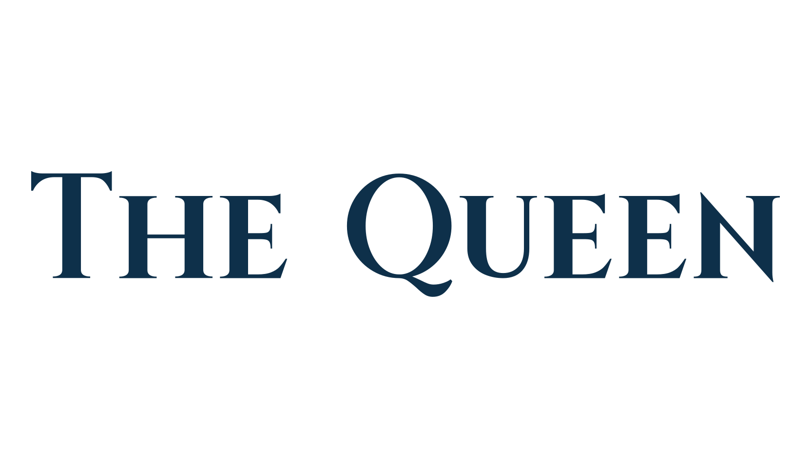 The Queen, basic serif font preview