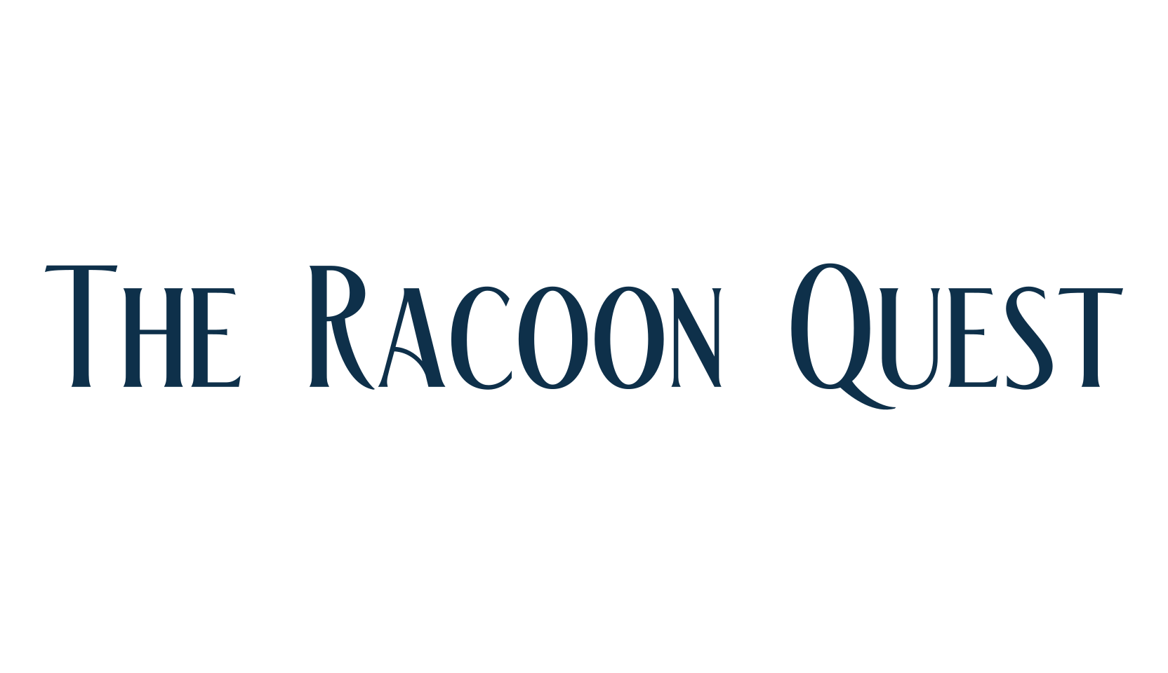 The Racoon Quest, basic serif font preview