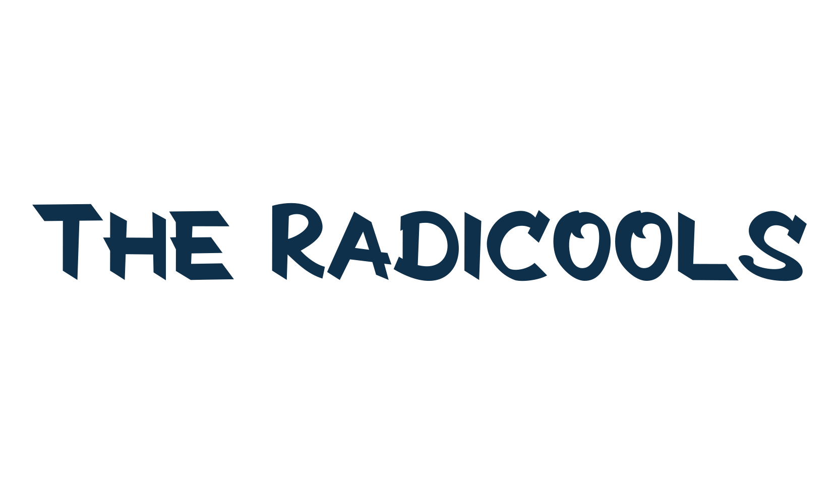 The Radicools, fancy cartoon decorative comic font preview
