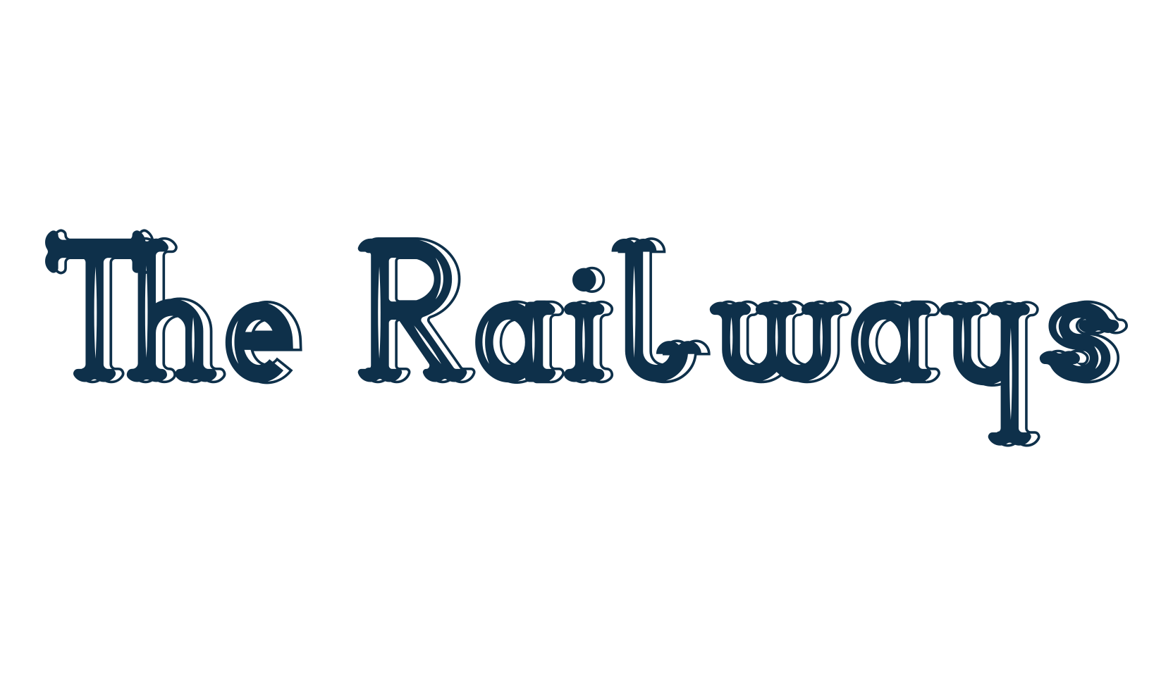 The Railways, various font preview