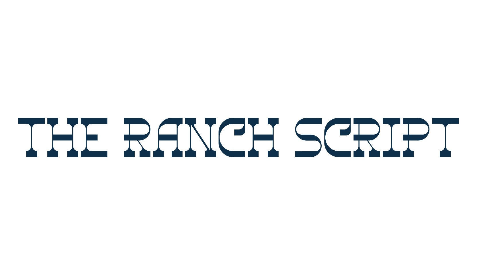 The Ranch Script, script handwritten fancy decorative calligraphy font preview