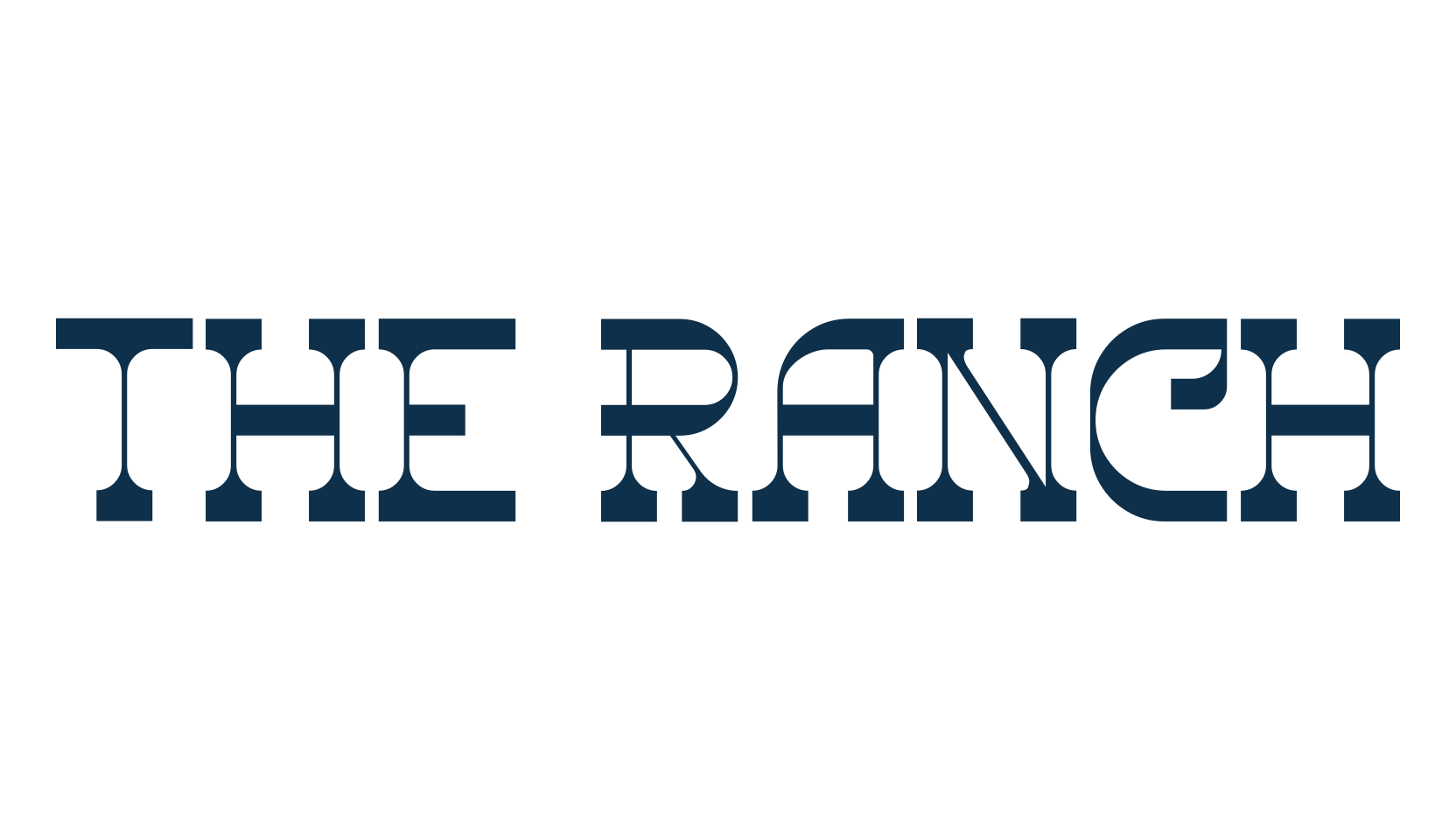 The Ranch, fancy western decorative font preview
