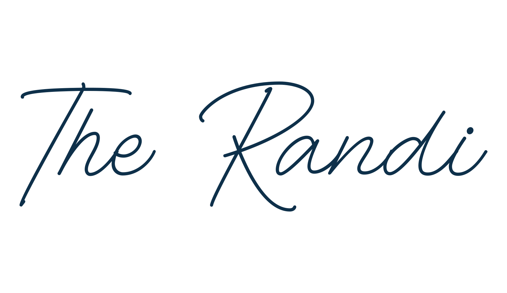 The Randi, script handwritten fancy decorative calligraphy font preview