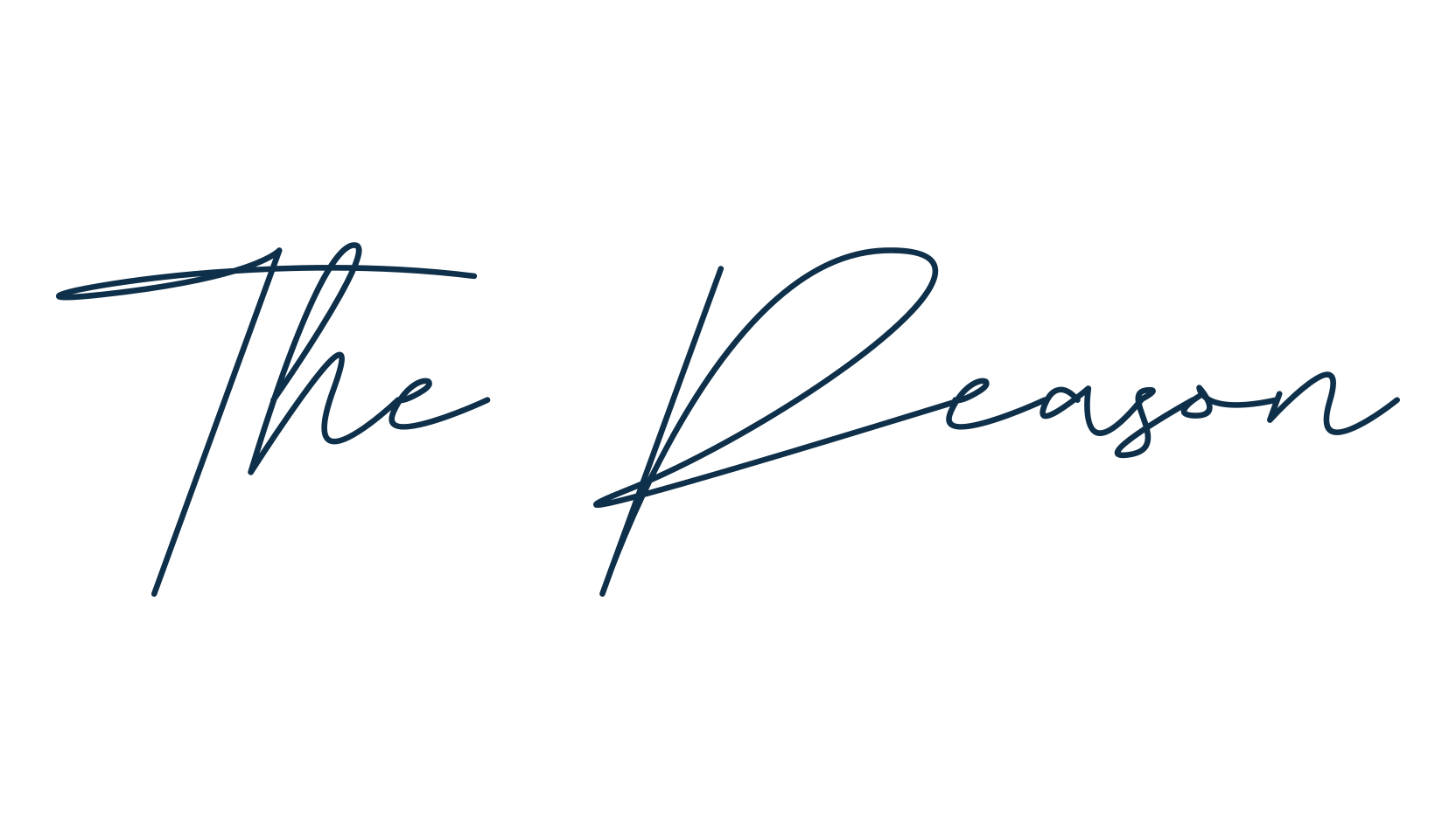 The Reason, handwriting font preview