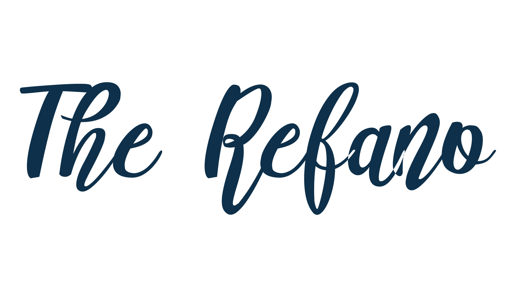 The Refano, brush font preview