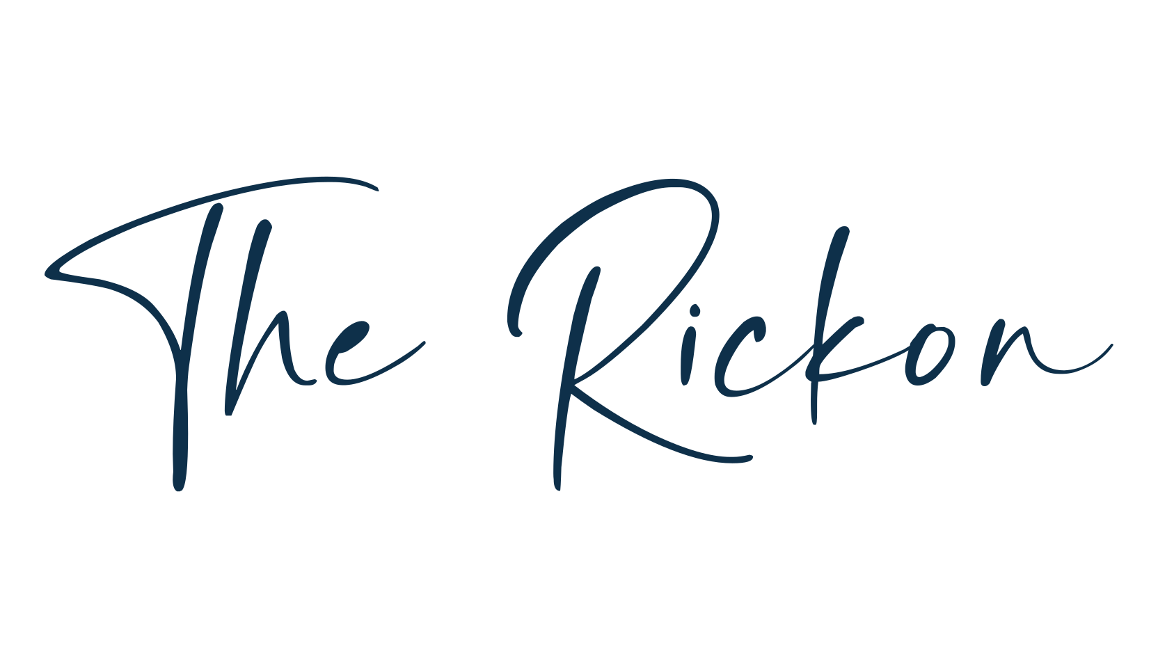 The Rickon, script handwritten fancy decorative calligraphy font preview