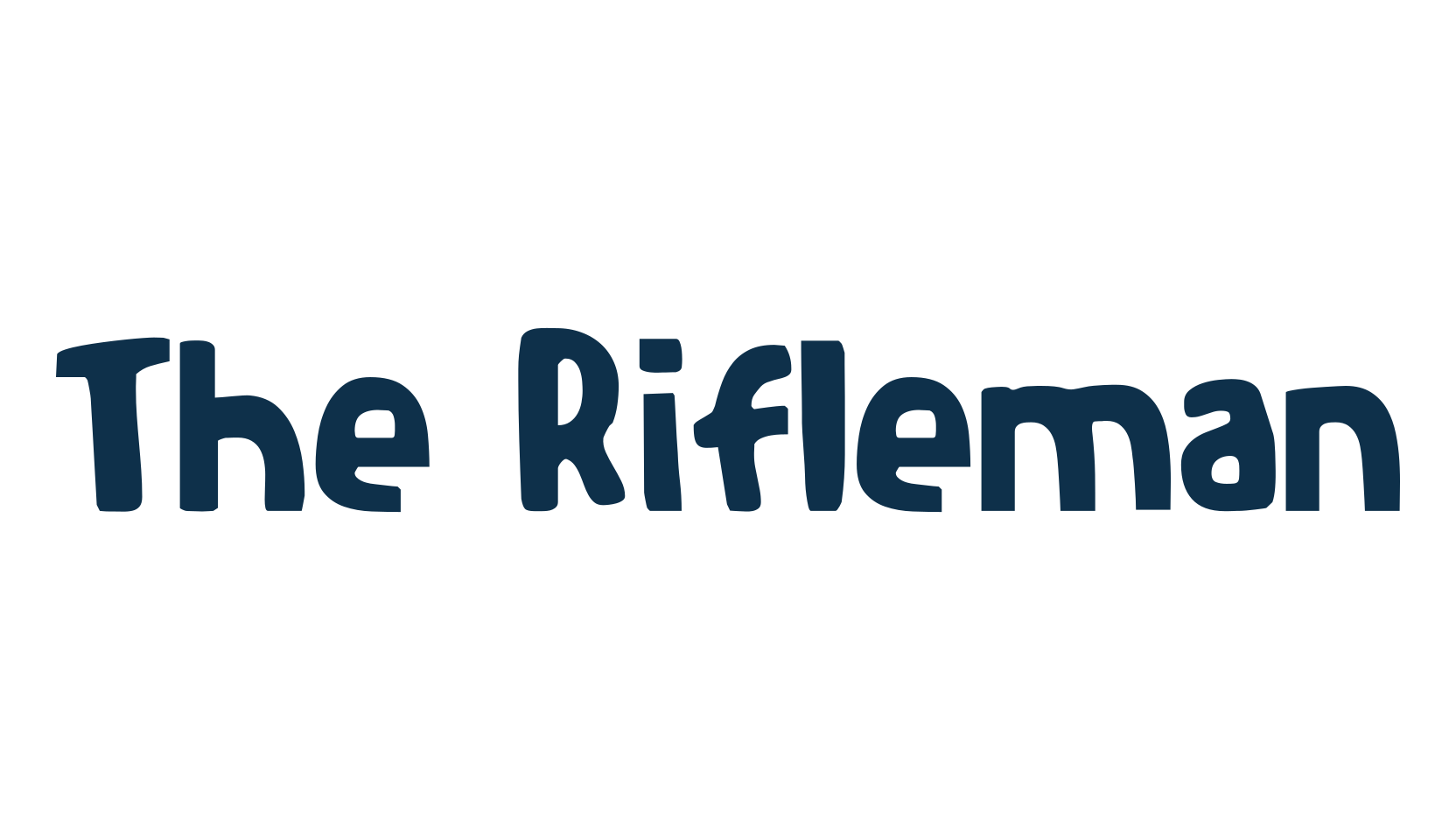 The Rifleman, cartoon font preview