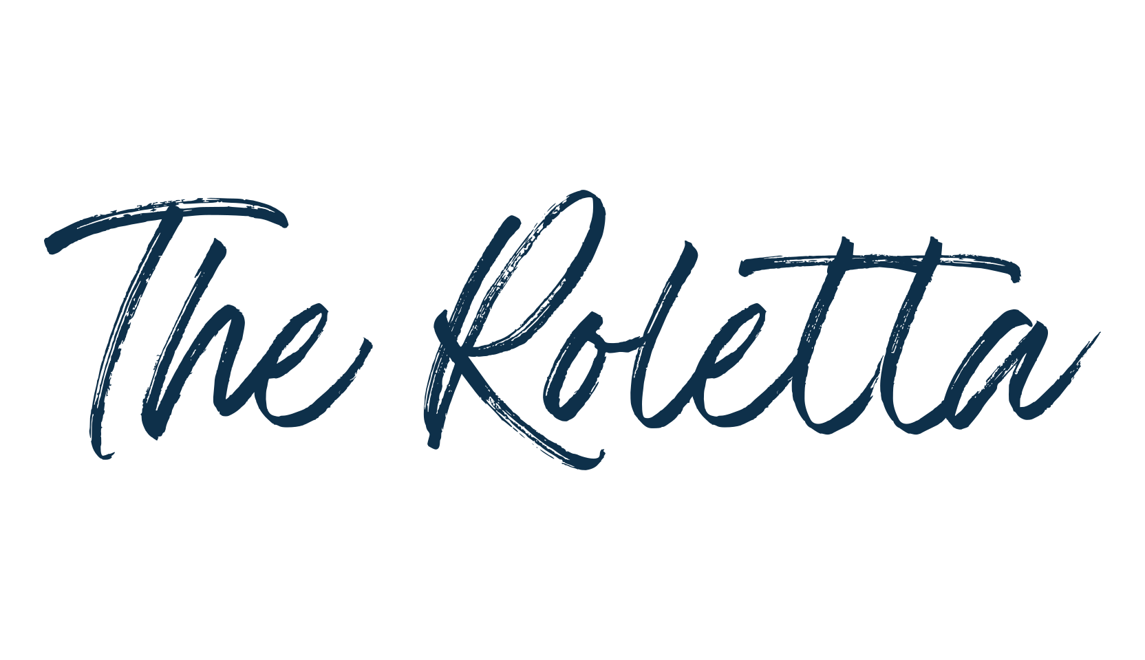 The Roletta, brush font preview