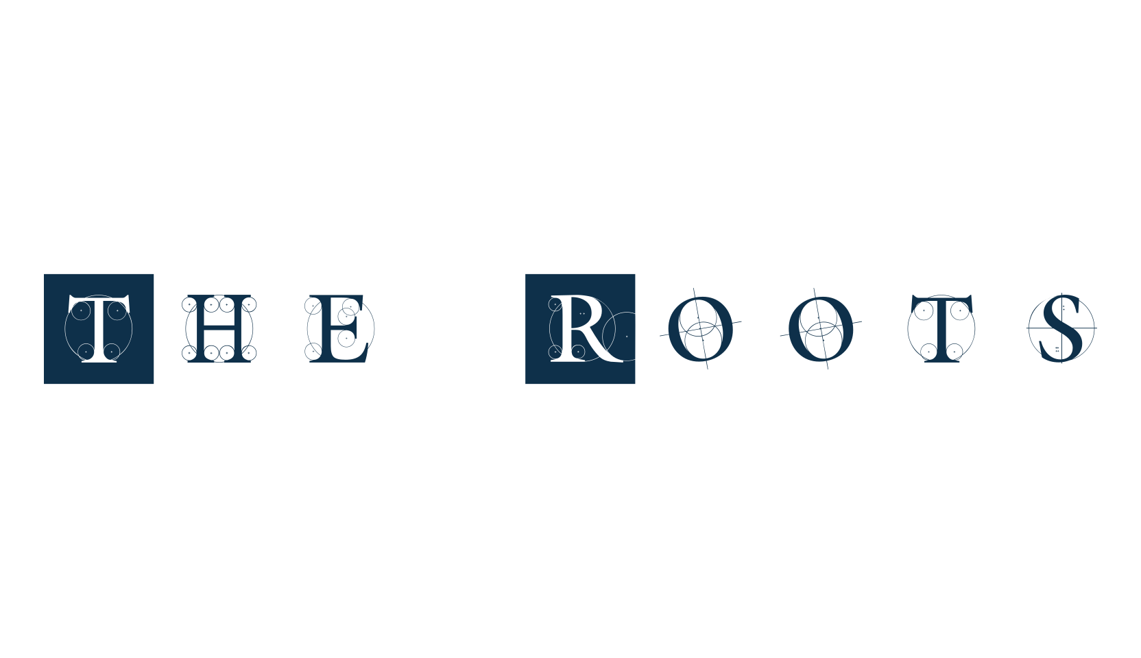 The Roots, grid font preview