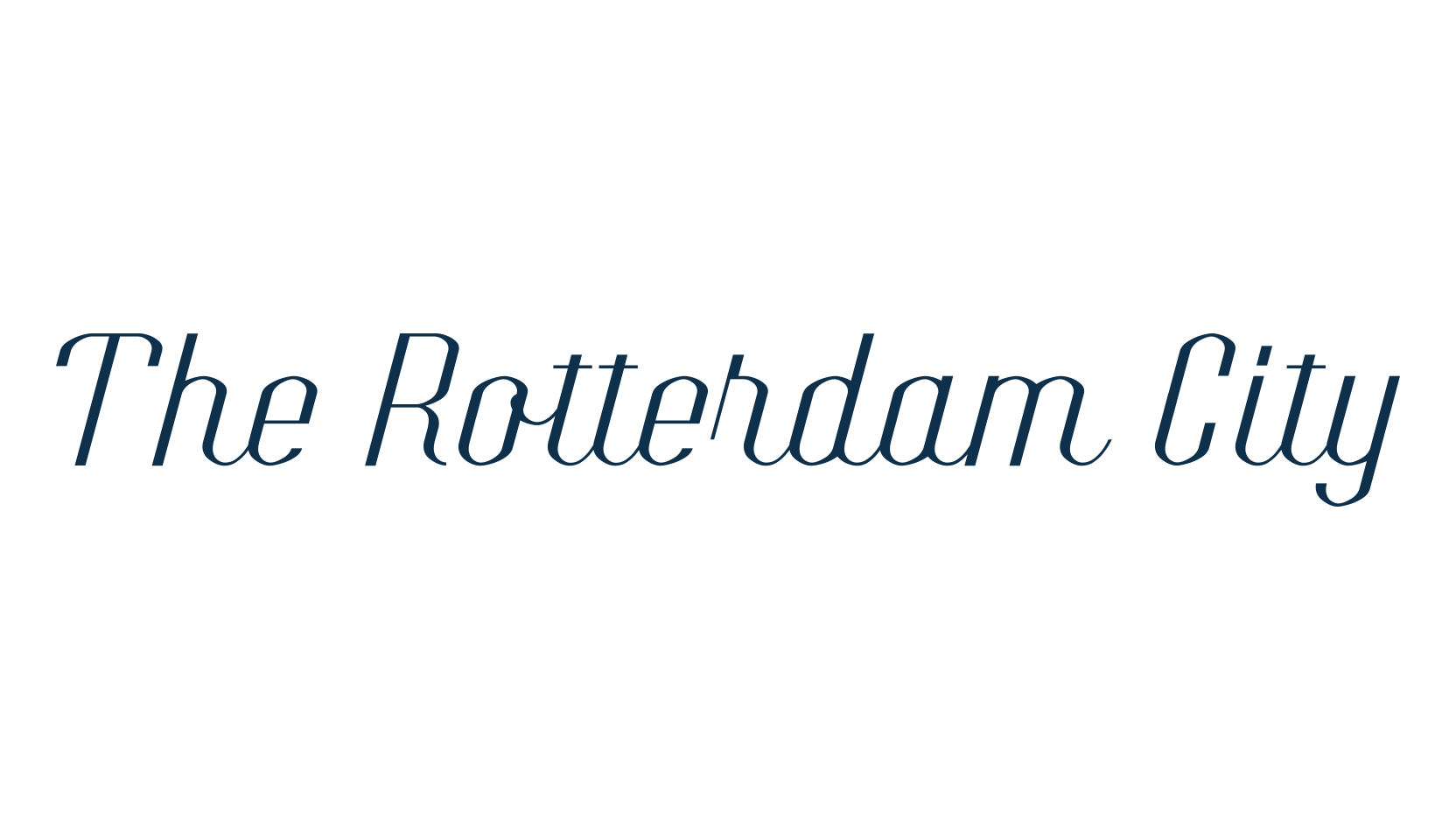 The Rotterdam City, fancy various decorative script calligraphy font preview