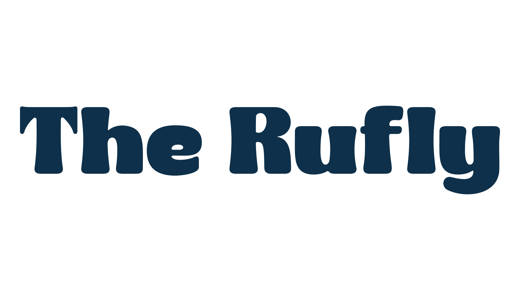 The Rufly, groovy font preview