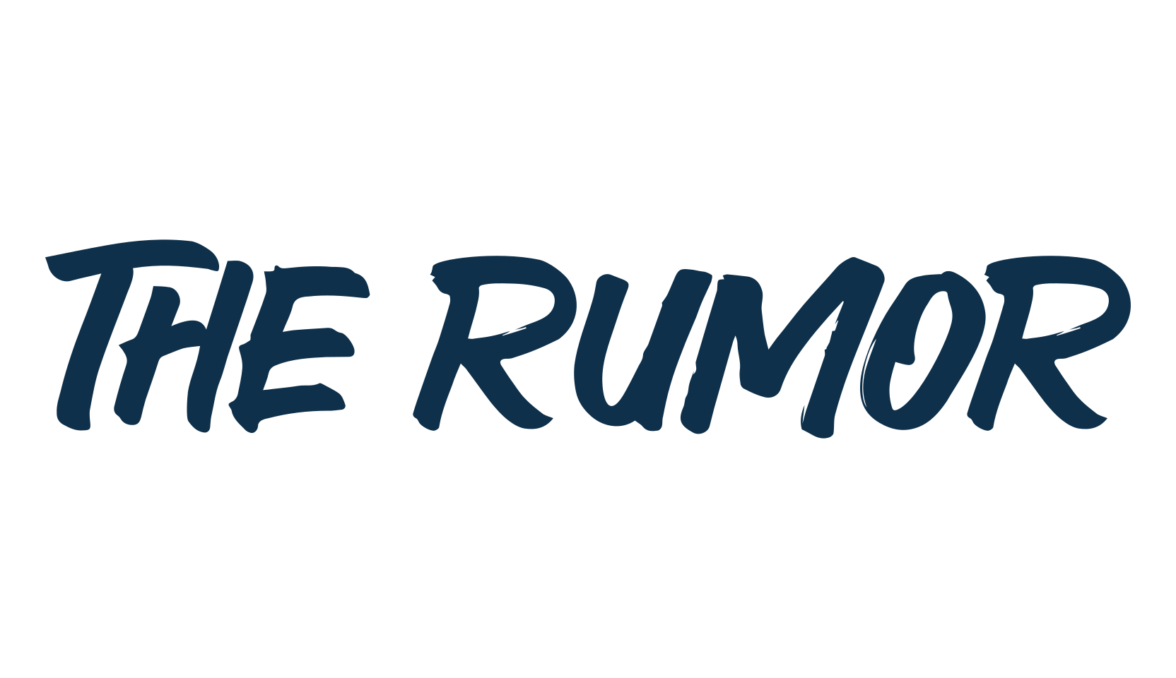 The Rumor, brush font preview