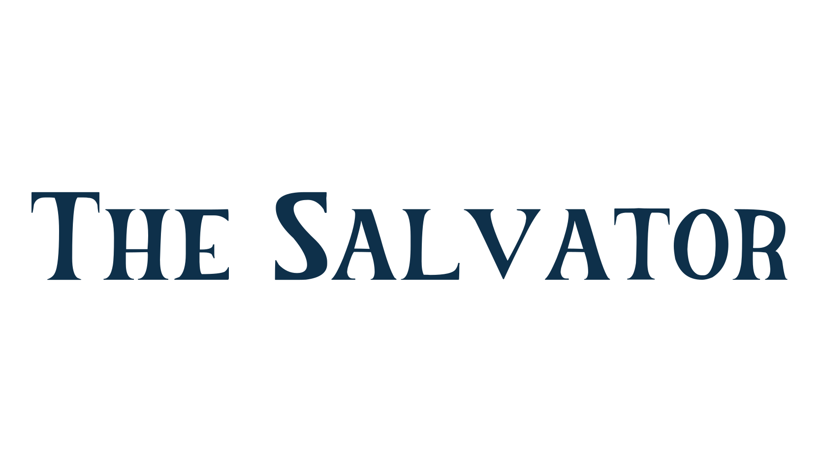 The Salvator, basic sans serif font preview